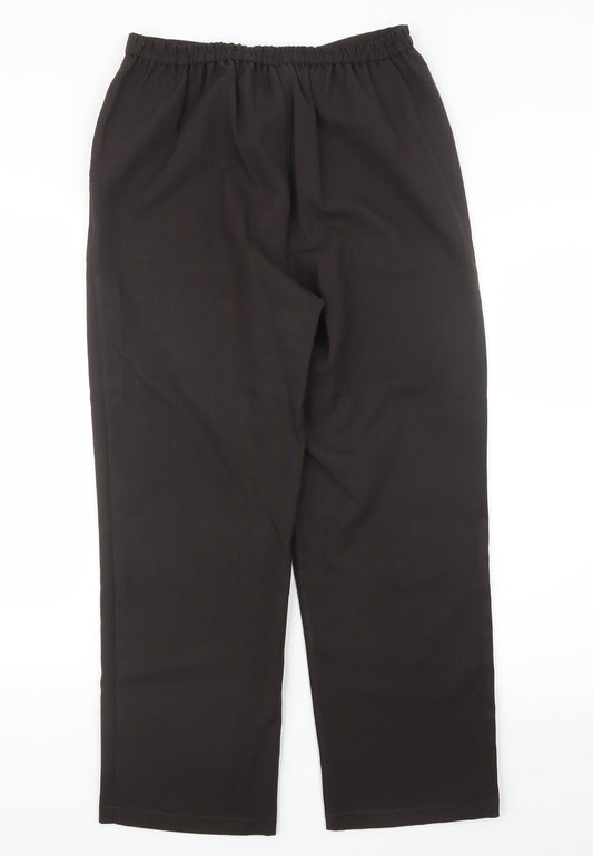 Classics Womens Brown Trousers Size 12 L27 in