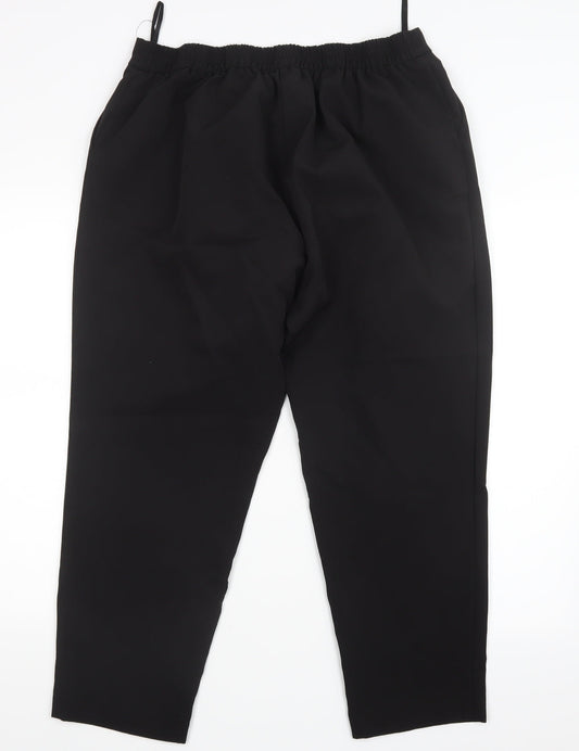 New Look Womens Black Trousers Size 16 L26 in