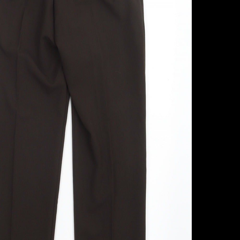 Preworn Womens Brown Trousers Size 10 L25 in