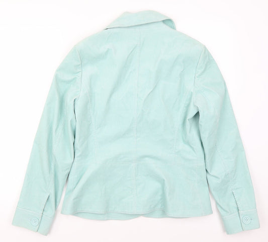 NEXT Womens Blue Corduroy Jacket Suit Jacket Size 12