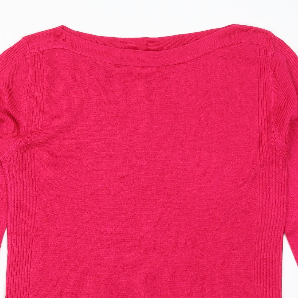 JD Williams Womens Pink Pullover Jumper Size 8