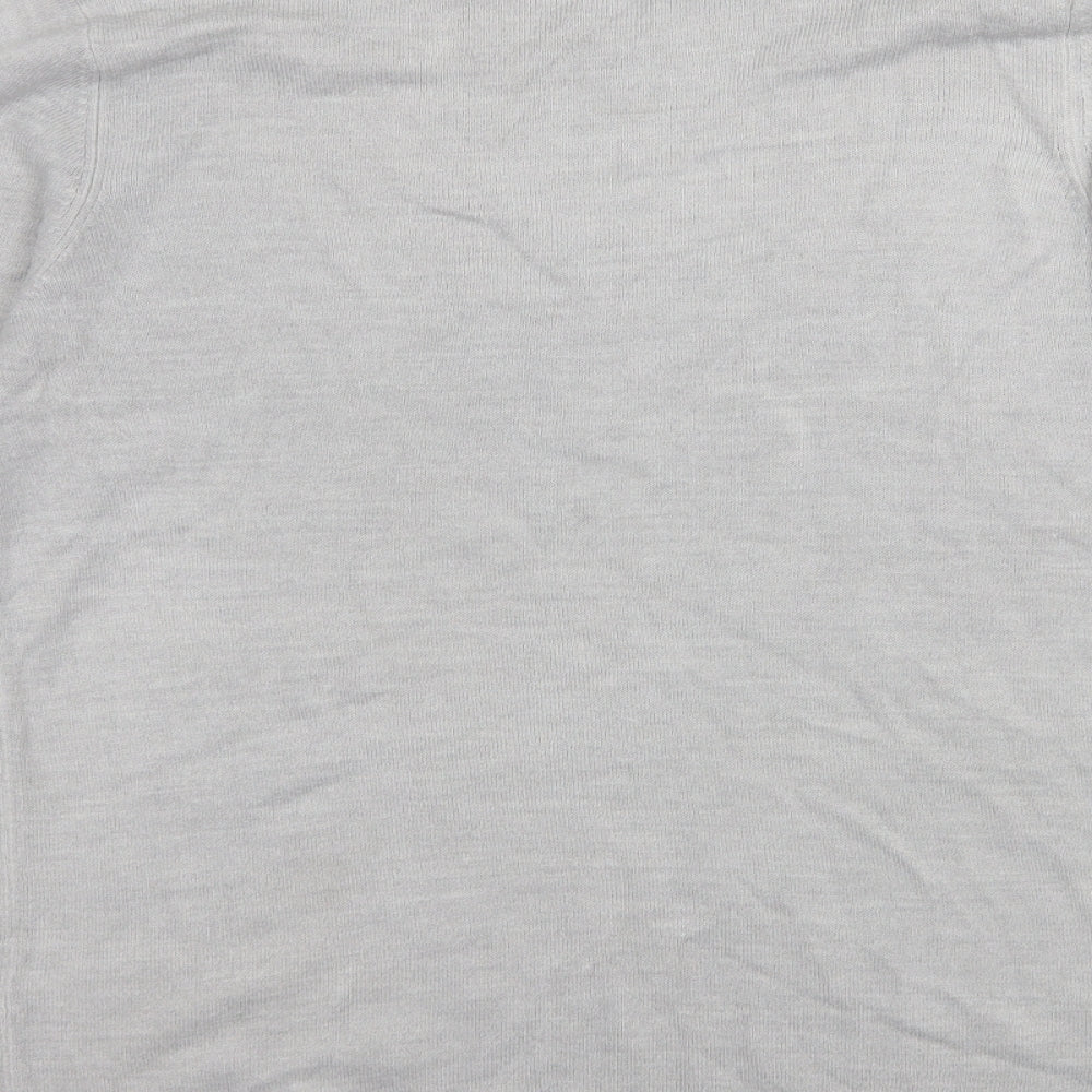 Marks and Spencer Womens Grey Knit Pullover Jumper Size 12