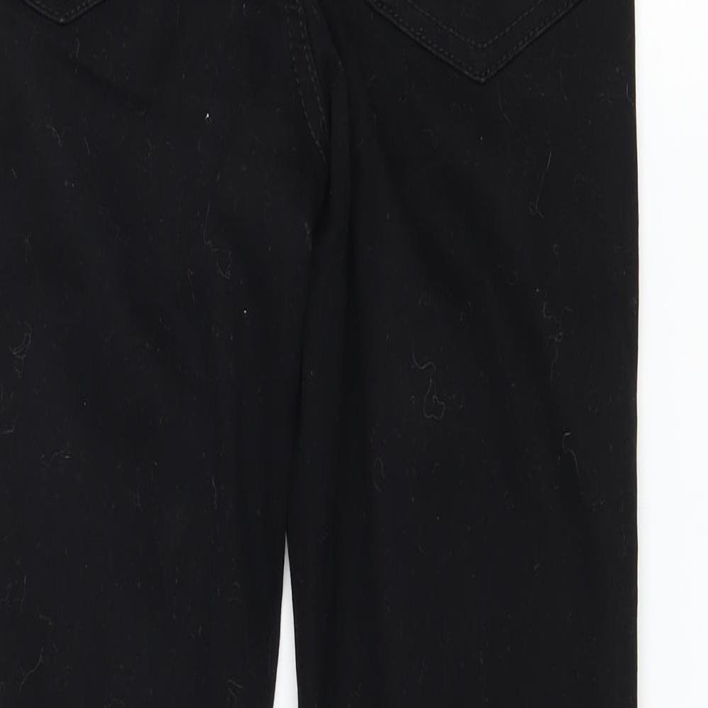 Denim & Co. Womens Black Denim Skinny Jeans Size 10 L27 in