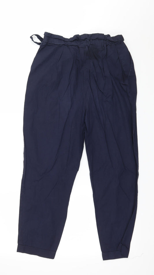 Zara Womens Blue Trousers Size S L24 in