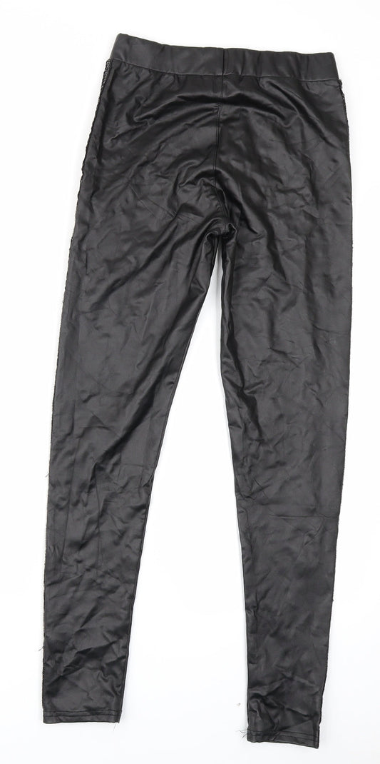 Hanel Haute Womens Black Jogger Leggings Size S L27 in