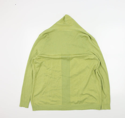Bonmarché Womens Green Cardigan Jumper Size M