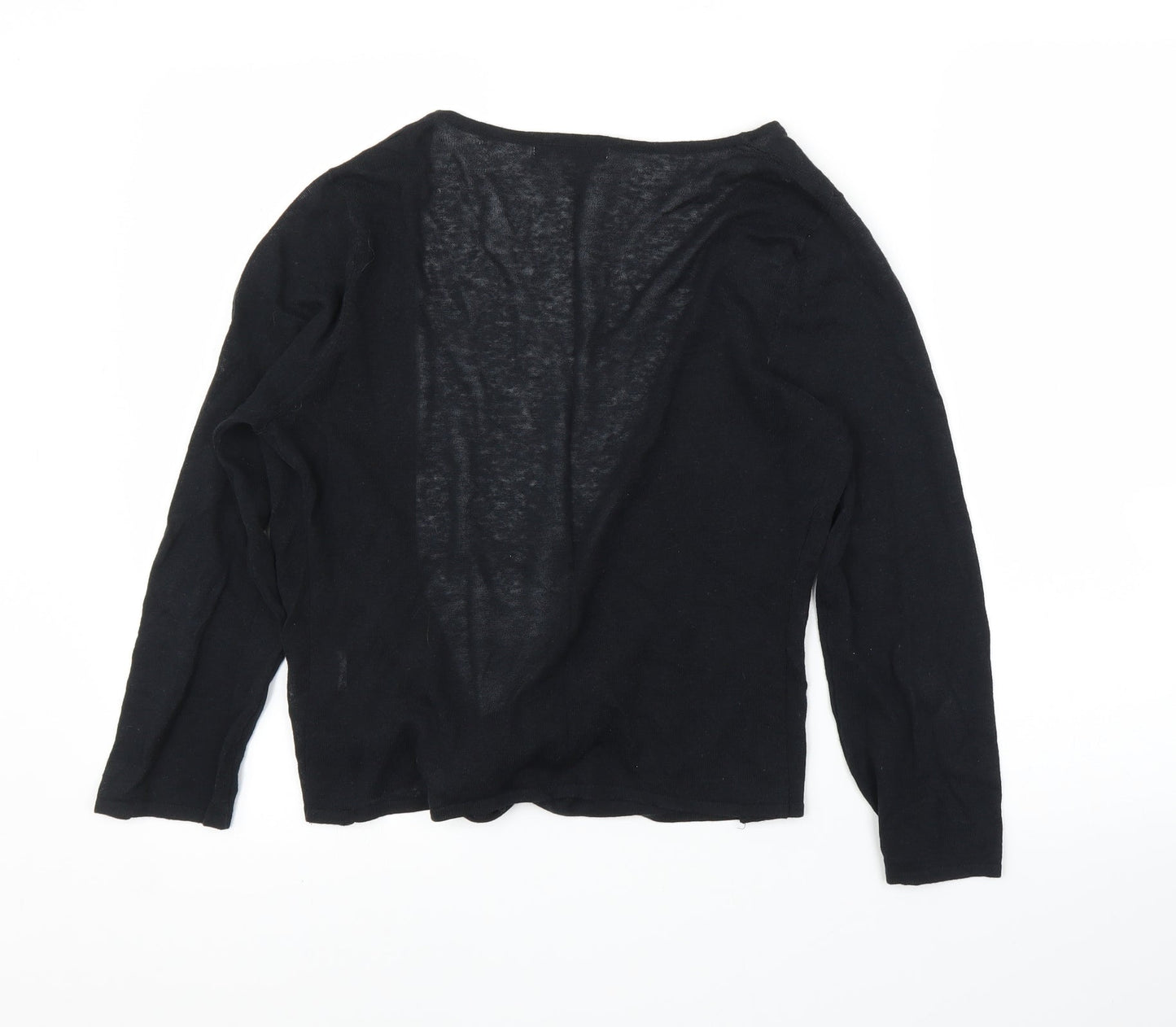 Lakeland Womens Black Cardigan Jumper Size 12