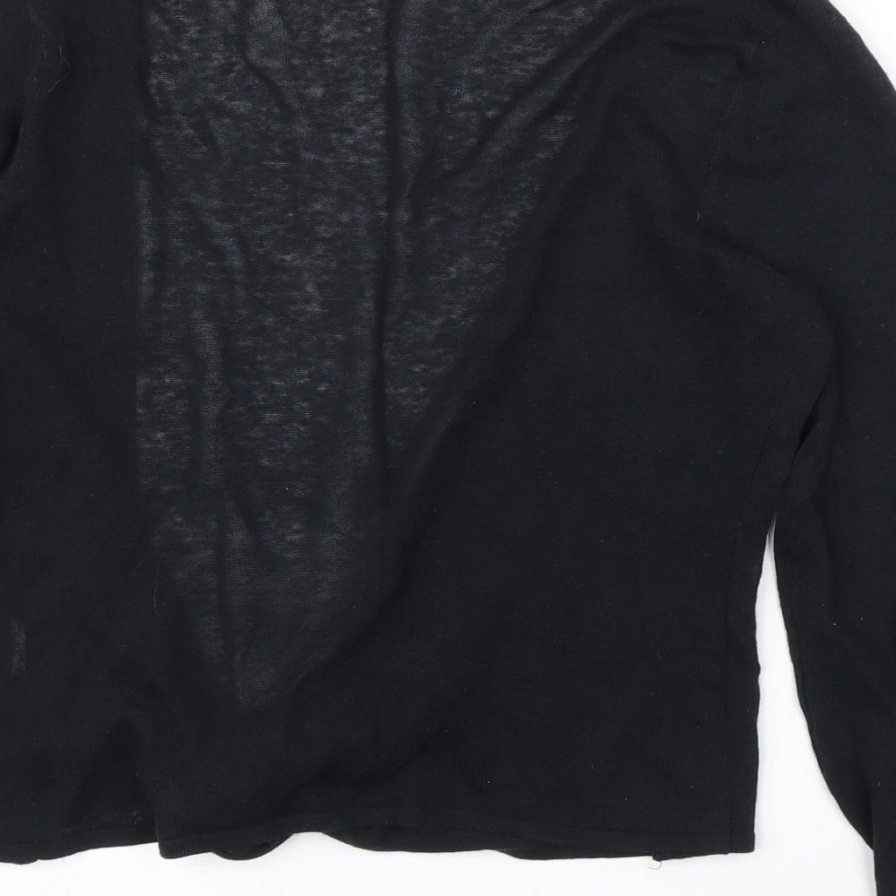 Lakeland Womens Black Cardigan Jumper Size 12