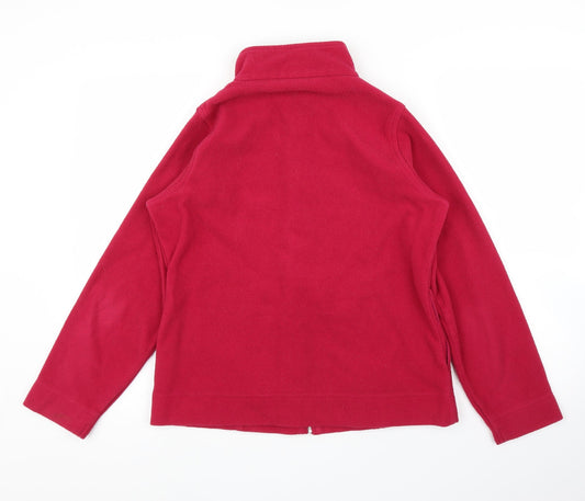 EWM Womens Pink Fleece Full Zip Jumper Size S