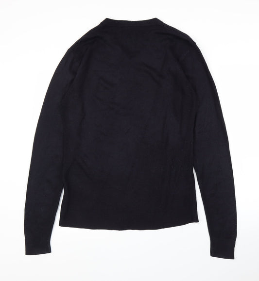 Vintage Mens Blue Pullover Jumper Size M