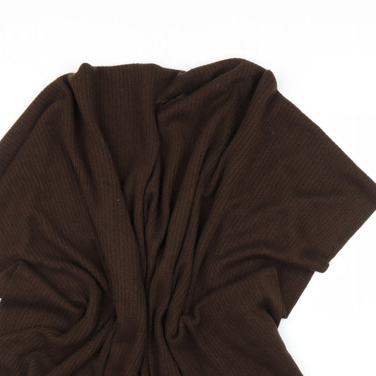 Preworn Womens Brown Cape Jumper Size M