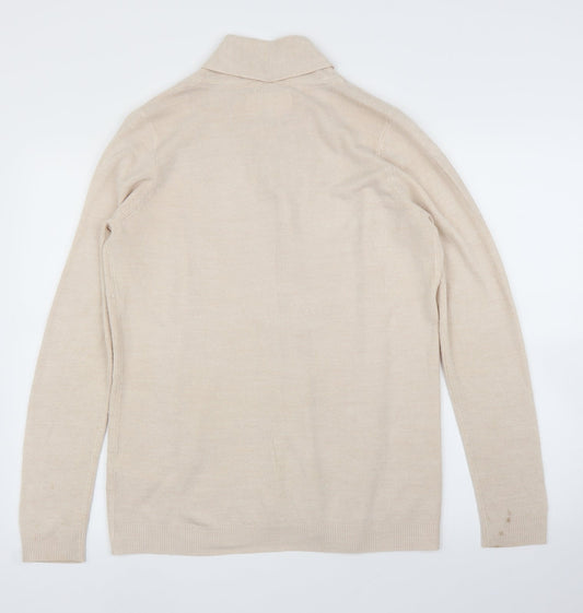 Debenhams Womens Beige Cardigan Jumper Size 12