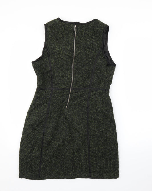 Cherry Couture Womens Green Sheath Size M