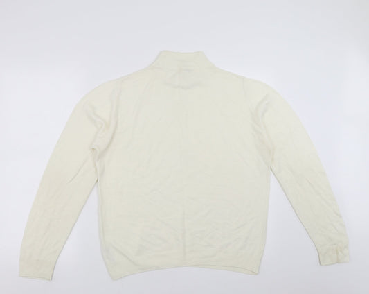 Marks and Spencer Womens Ivory Pullover Jumper Size 12
