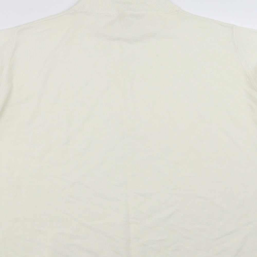 Marks and Spencer Womens Ivory Pullover Jumper Size 12