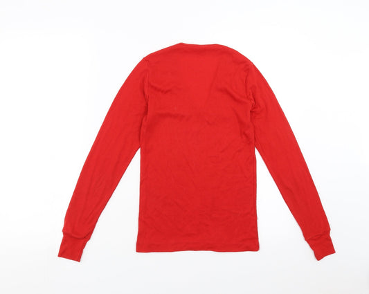 mark II Womens Red Basic T-Shirt Size M