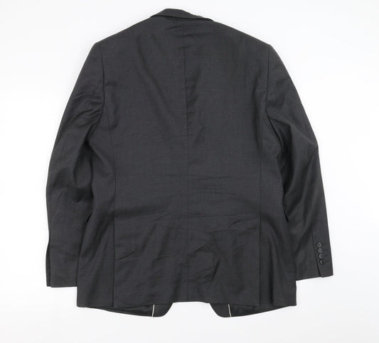 Prestige Mens Grey Jacket Suit Jacket Size 40