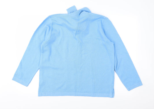 Future Lady Womens Blue Pullover Jumper Size L