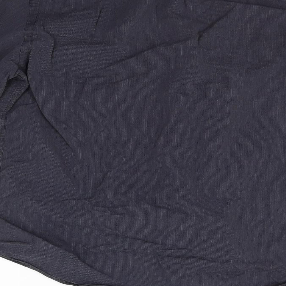 John Lewis Mens Grey Button-Up Size M