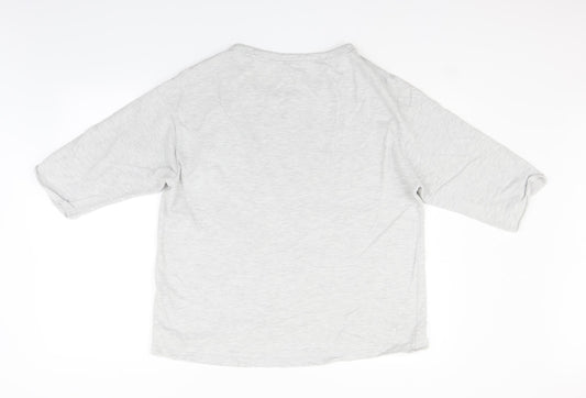 LOVE TO LOUNGE Womens Grey Pullover Jumper Size M