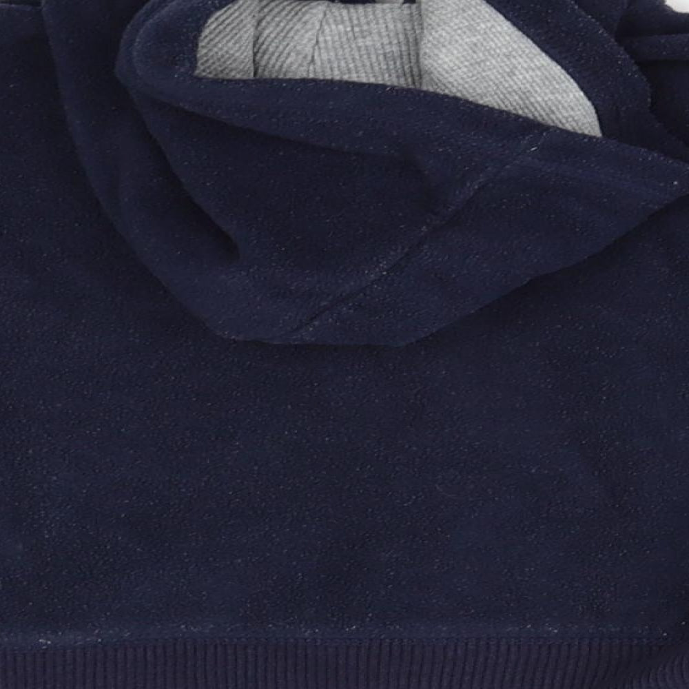 Brand and care label for Gap boys’ blue ikat jacket coat, size 3, years