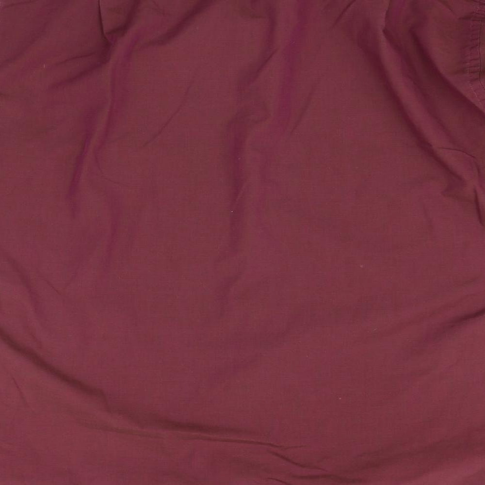Marks and Spencer Mens Purple Button-Up Size 15.5