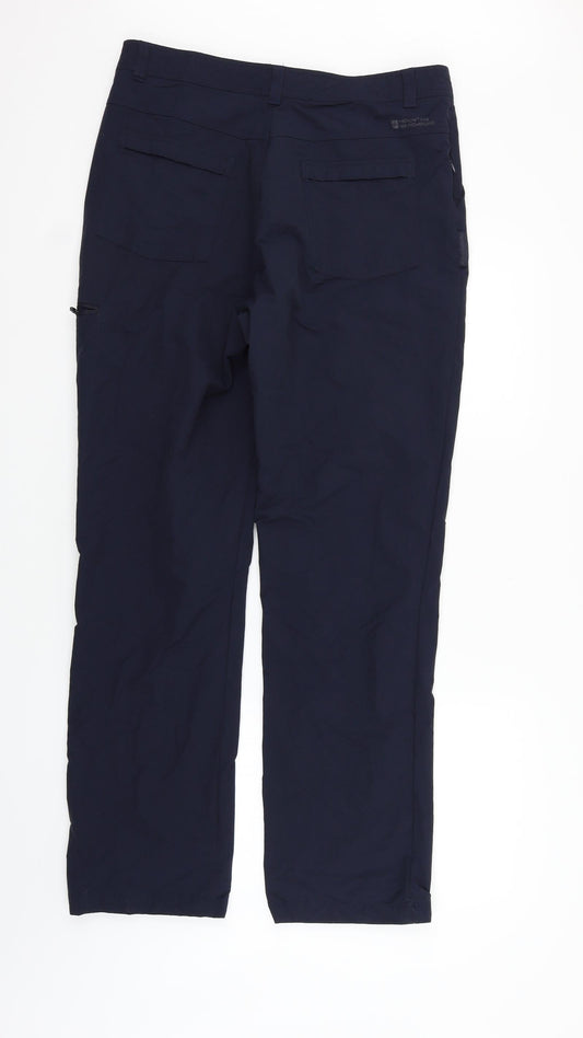 moutain warehouse Womens Blue Trousers Size 34 in L30 in