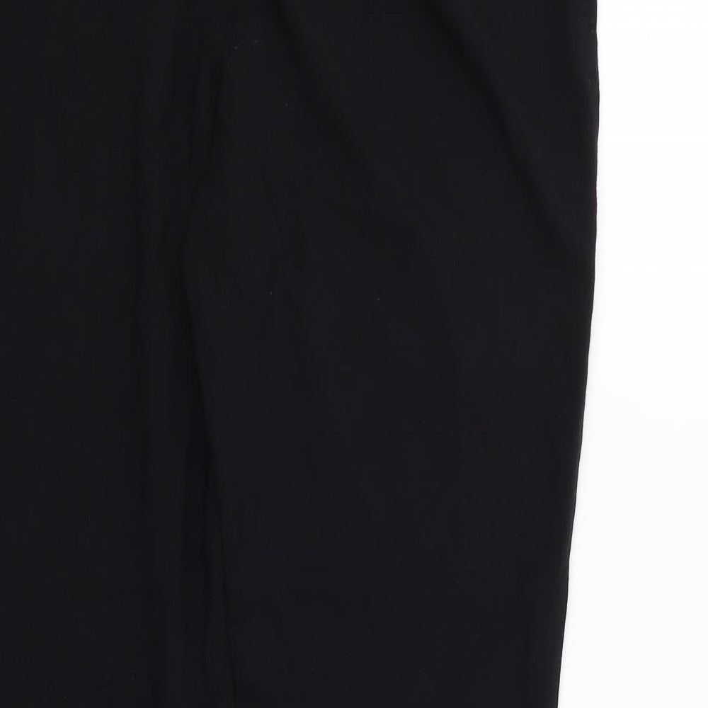 Marks and Spencer Womens Black Trousers Size 14 L26 in