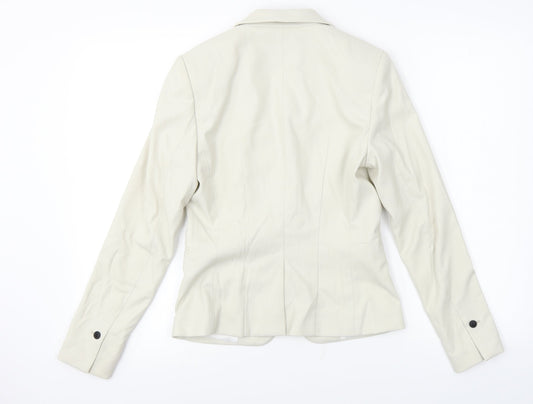 H&M Womens Beige Jacket Coat Size 4