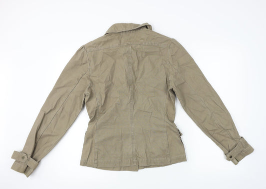 k.o.m.b.i Womens Brown Jacket Coat Size 8