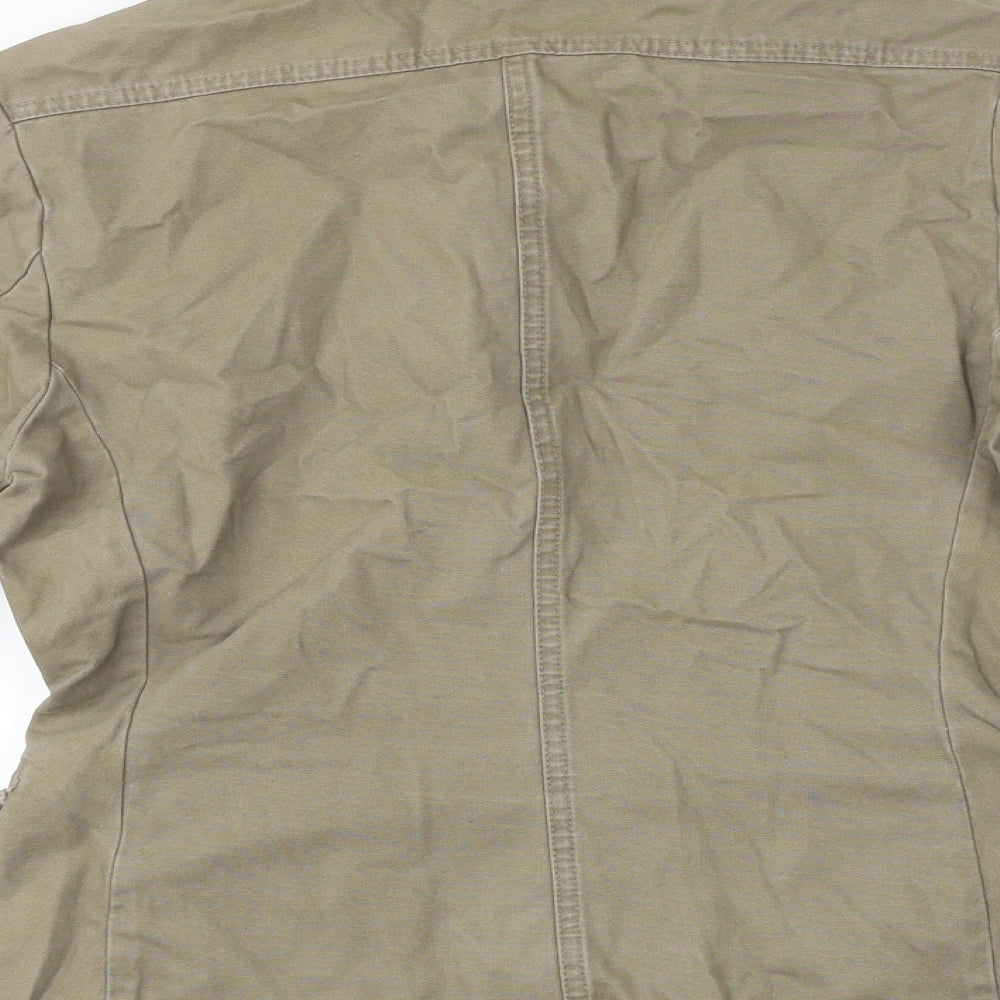 k.o.m.b.i Womens Brown Jacket Coat Size 8
