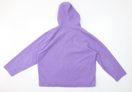 Claire Ashton Womens Purple Jacket Coat Size M