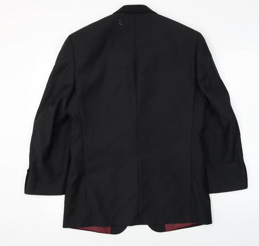 Scott&taylor Mens Black Jacket Blazer Size 38