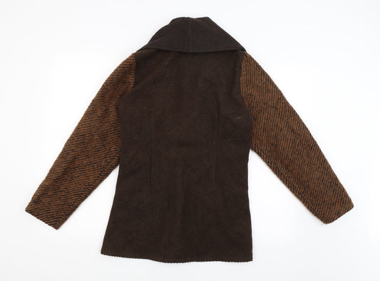 Johan C Brun Womens Brown Jacket Size S