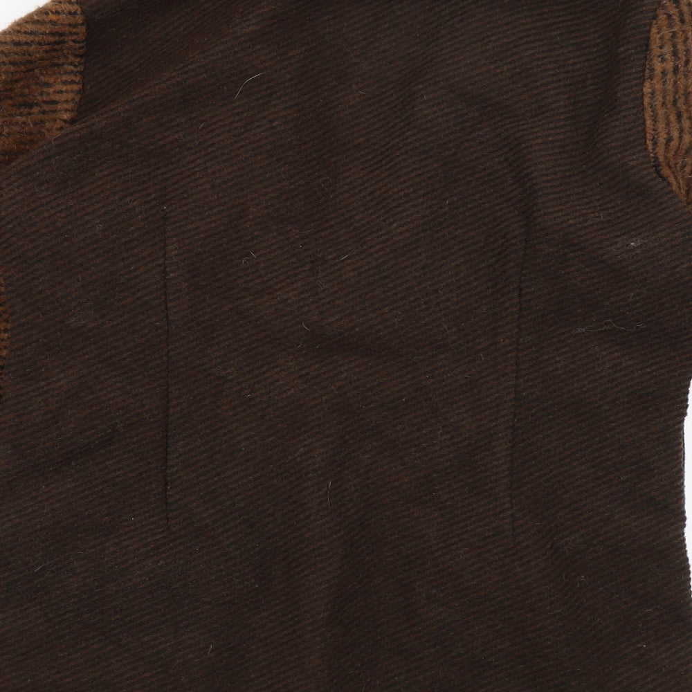 Johan C Brun Womens Brown Jacket Size S