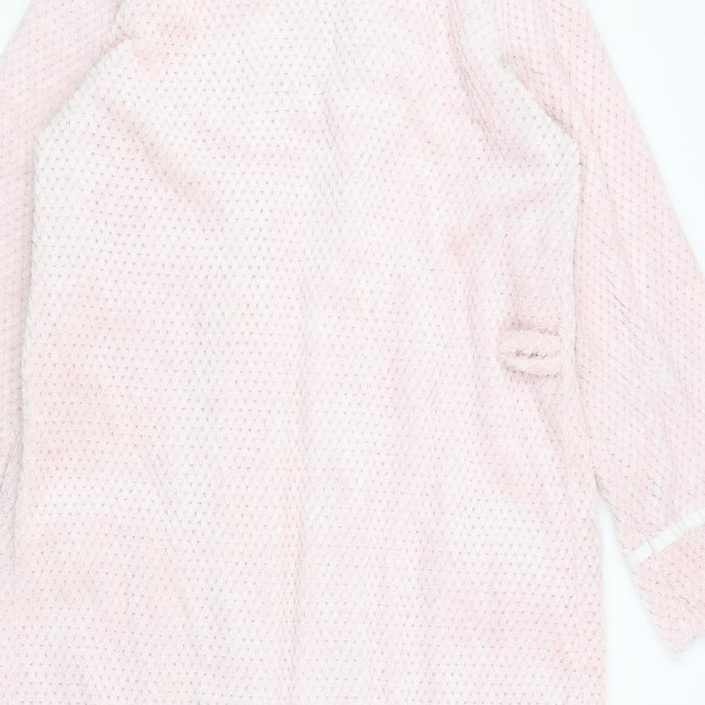 Love to Lounge Womens Pink Solid Kimono Robe Size XS