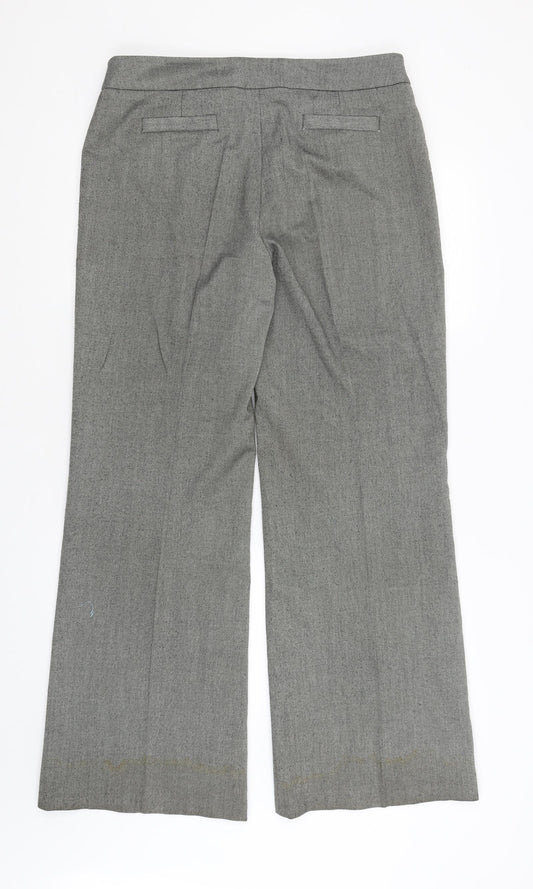 Aphora Womens Grey Dress Pants Trousers Size 14 L31 in