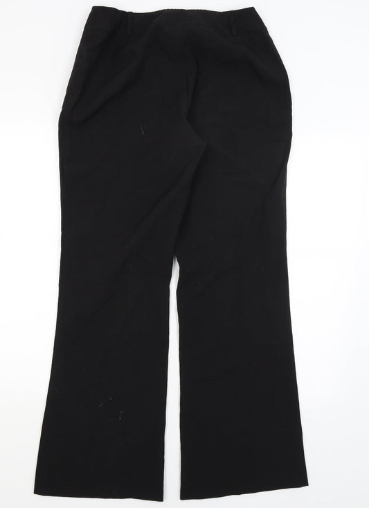 Dorothy Perkins Womens Black Dress Pants Trousers Size 12 L30 in