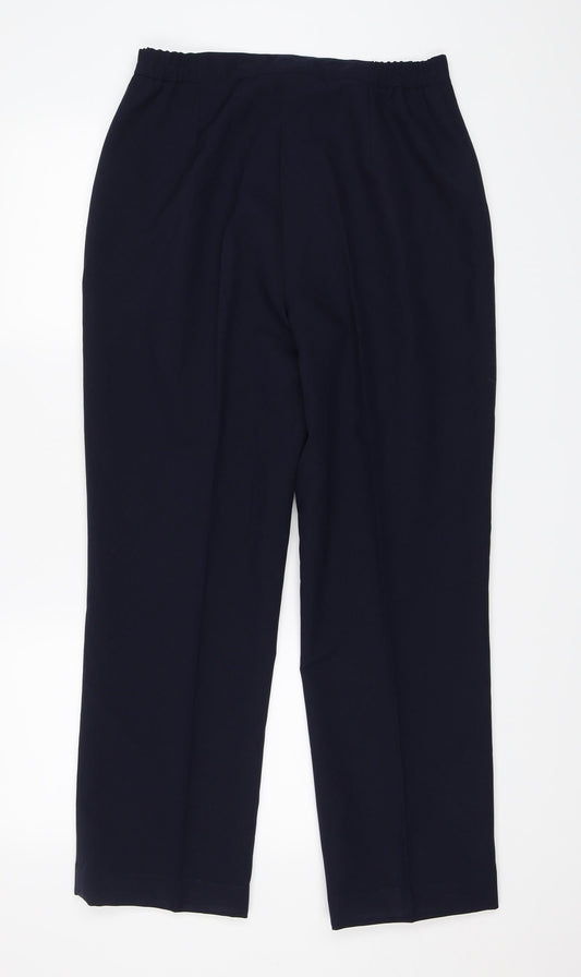 Berkertex Womens Blue Trousers Size 14 L27.5 in