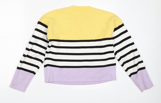 New Look Girls Yellow Pullover Jumper Size 14-15 Years