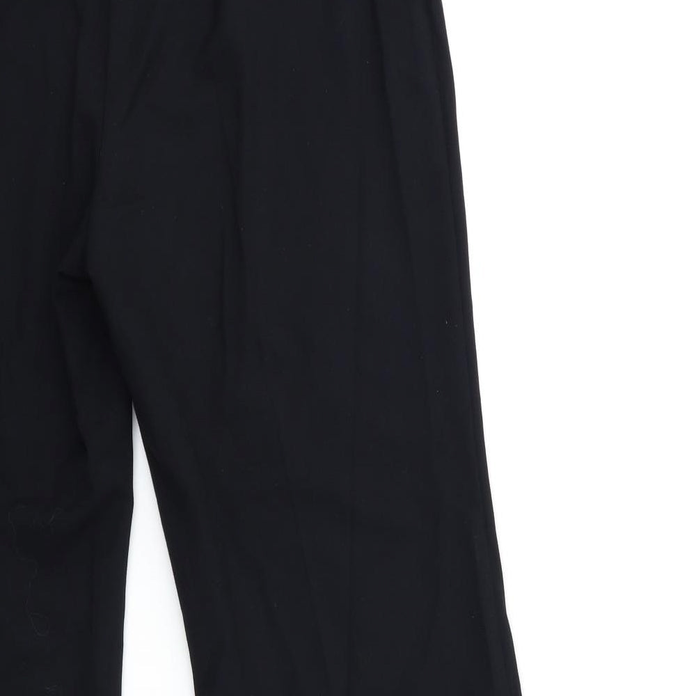 Marks and Spencer Womens Black Trousers Size 32 in L25 in