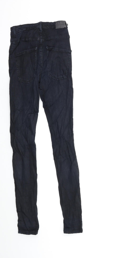 Gina Bacconi Womens Black Denim Skinny Jeans Size XS L28 in