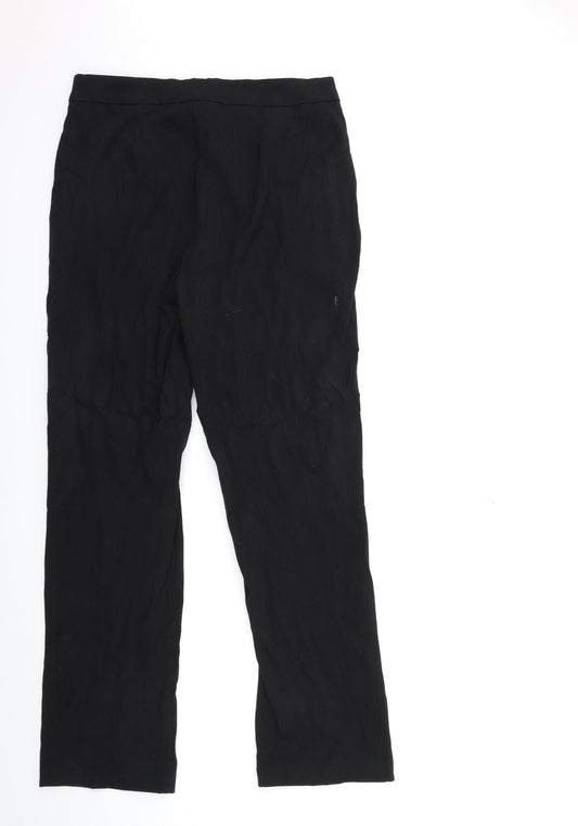 tg Womens Black Trousers Size 12 L30 in