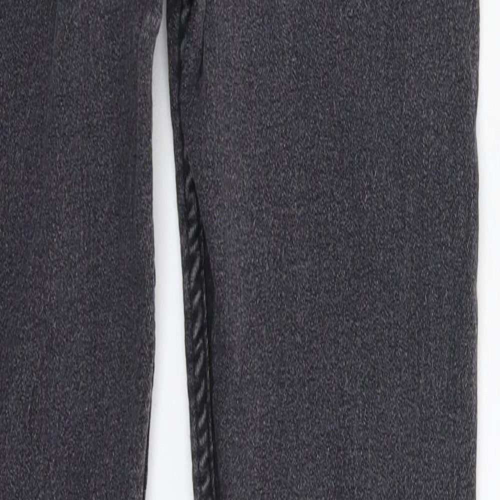 Boohoo Womens Black Denim Skinny Jeans Size 10 L27 in