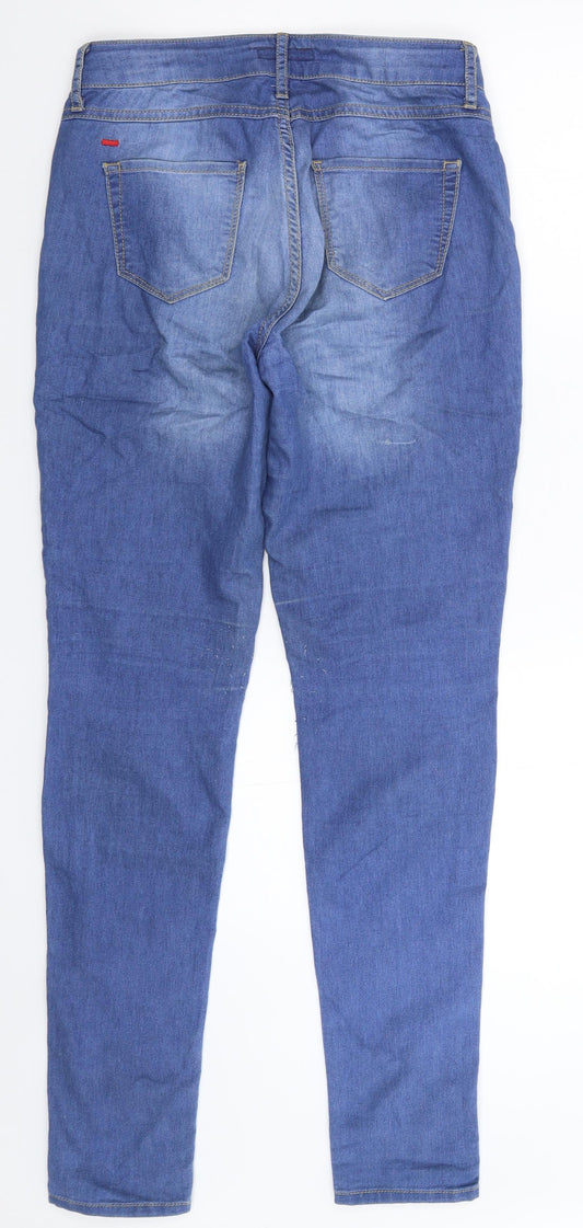 Castro Jeans Womens Blue Denim Skinny Jeans Size 10 L32 in