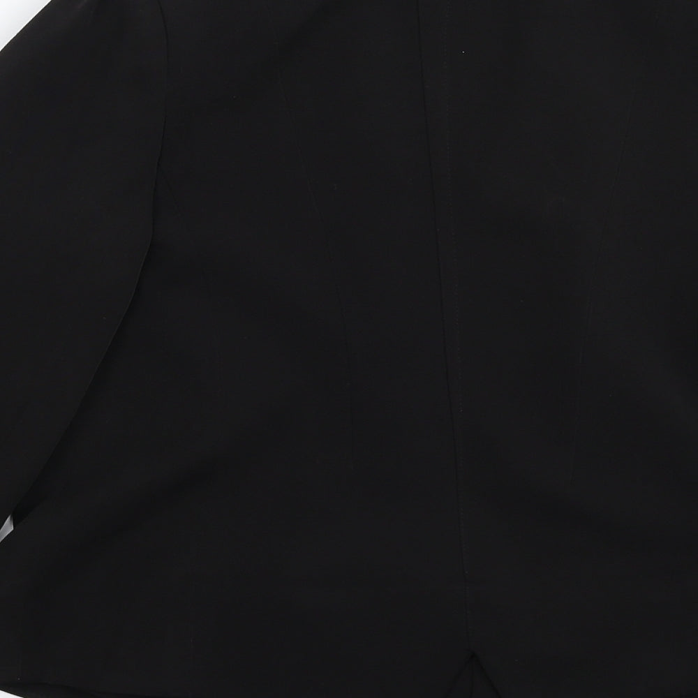 159 Ma Womens Black Jacket Suit Jacket Size L