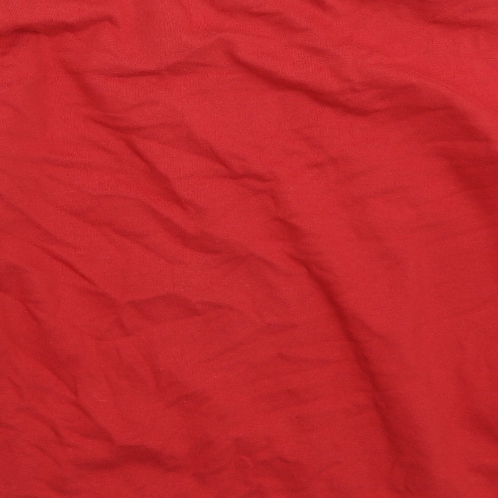Disney Womens Red Pullover Sweatshirt Size M