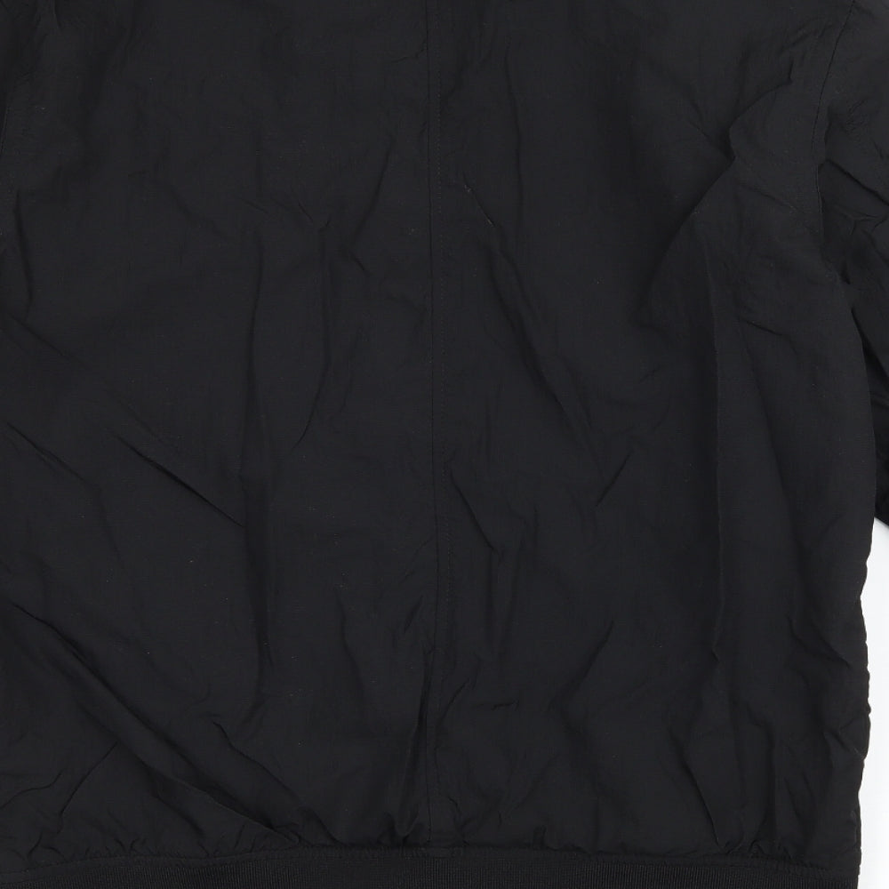 Label of Graded Goods Mens Black Bomber Jacket Jacket