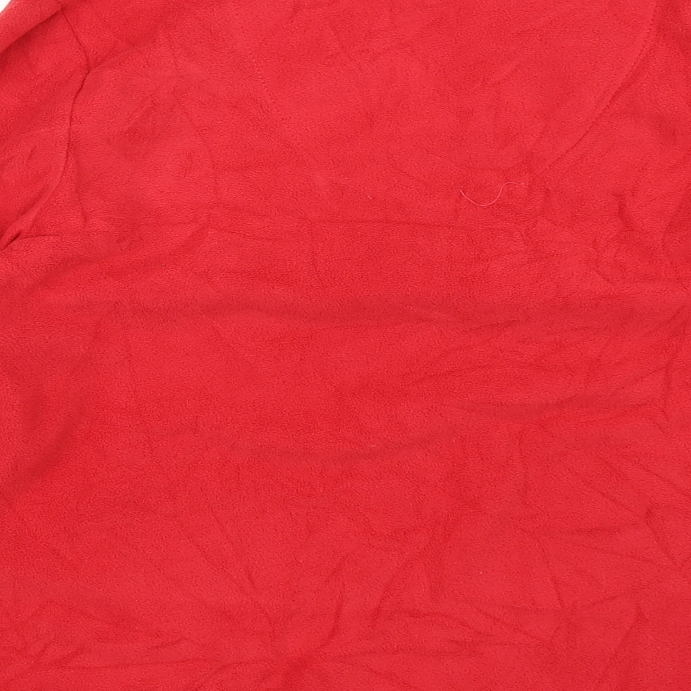 Love to Lounge Womens Red Solid Top Pyjama Top Size S - Let it snow