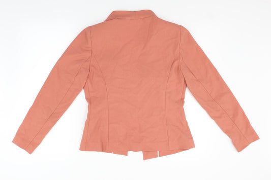 M&S Womens Orange Jacket Blazer Size 10
